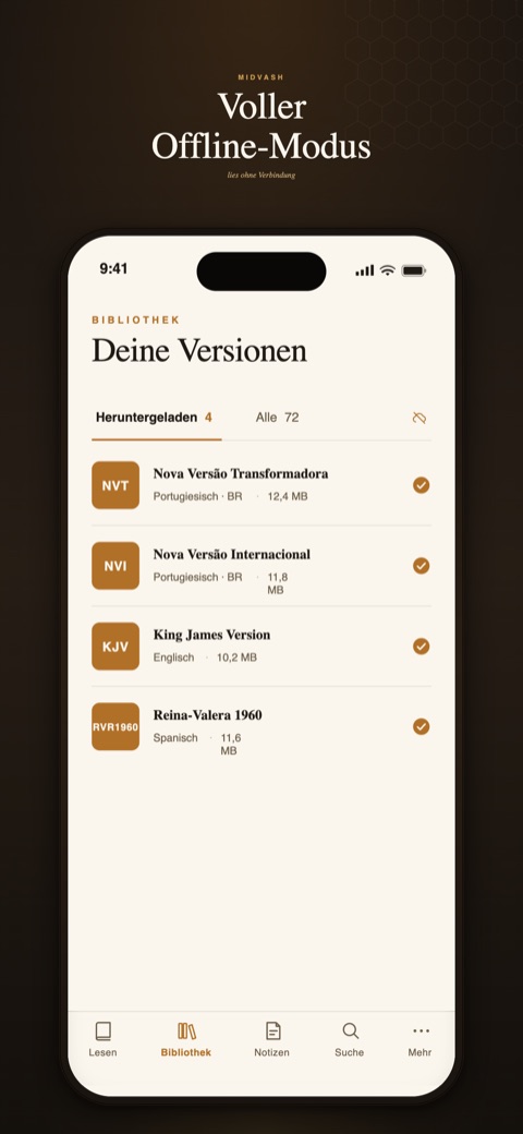 Bibel Midvash — iPhone