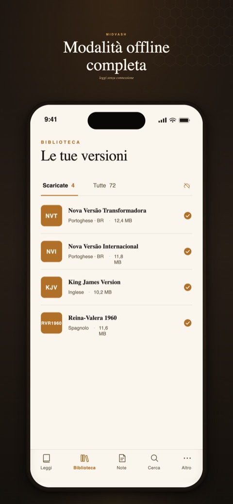Bibbia Midvash — iPhone